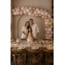 3 Renk: 15 Krom Gold + 30 Makaron Pembe + 30 Deniz Kumu Balon Zinciri 75li Set Baby Shower 1 Yaş