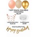 7 Somon 3 Krom Gold 3kum Rengi Pastel Balon Gold Happy Birthday Banner Yıldız Mini Zincir Balon Seti 7 Somon 3 Krom Gold 3kum Rengi Pastel Balon Gold Happy Birthday Banner Yıldız Mini Zincir Balon Seti