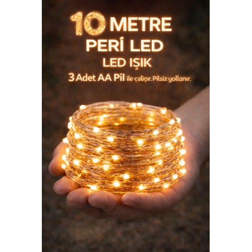 Peri Led Işık 10 Metre (Sarı)