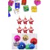 18 Parça Yılbaşı Ağacı Top Süs Noel Adam + Cici Top Süs + Mini Hediye Paketi Süs