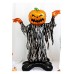  1 Adet Halloween Büyük Balkabağı Korkuluk Folyo Balon, Cadılar Bayramı Korkunç Parti Balonu 86x115cm