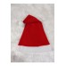 1 Adet Kırmızı Polar Noel Baba - Noel Anne Şapkası Beyaz Ponponlu Yetişkin Yılbaşı Şapka Christmas