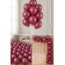 Bordo-somon-gold-rose Doğum Günü Konfetili Balon Kombini Zinciri Seti
