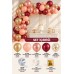 Bordo-somon-gold-rose Doğum Günü Konfetili Balon Kombini Zinciri Seti Bordo-somon-gold-rose Doğum Günü Konfetili Balon Kombini Zinciri Seti