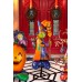  Halloween Cadı Folyo Balon Cadılar Bayramı Cadı Süpürge Korkuluk Ayakta Duran Dekorasyon Balon 128cm