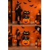 Halloween Yarasa Büyük Folyo Balon Siyah Turuncu Cadılar Bayramı Parti Süsleme Dekoratif