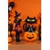 Halloween Yarasa Büyük Folyo Balon Siyah Turuncu Cadılar Bayramı Parti Süsleme Dekoratif