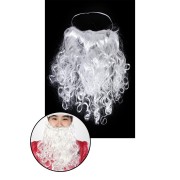  Uzun Yetişkin Yılbaşı Noel Baba Sakalı Kabarık Tüylü Beyaz Takma Sakal Yeni Yıl Kostüm Sakalı Büyü