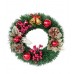 Yılbaşı Kapı Süsü Kapı Çelengi 24 Cm Yılbaşı Kokinalı Kozalaklı Çelenk