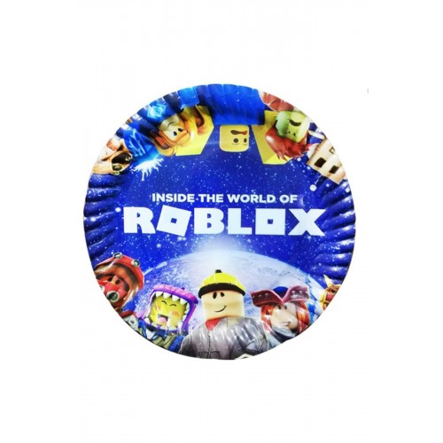 8 Adet Roblox 23 cm Tabak , Doğum Günü Parti Malzemesi