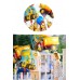 1 Adet Iş Makineleri Dozer Kepçe Folyo Balon Inşaat Doğum Günü Büyük Parti Balonu 60cmx52cm