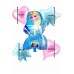 5 Adet Elsa Anna Frozen Karlar Ülkesi Kraliçesi Folyo Balon Seti