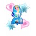 5 Adet Elsa Anna Frozen Karlar Ülkesi Kraliçesi Folyo Balon Seti