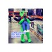 Yetişkin Şişme Uzaylı Kaçırıyor Kostümü Komik Cadılar Bayramı Kostümleri Cosplay Yılbaşı Halloween
