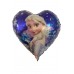 1 Adet Mavi Karlar Ülkesi Frozen Elsa Folyo Şekilli Uçan Balon