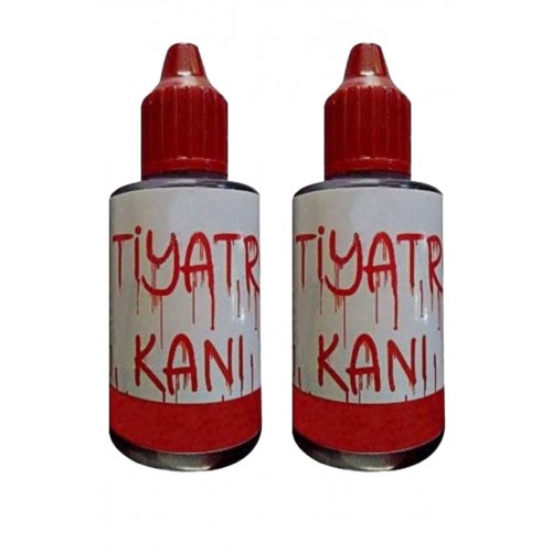 2 Adet Yapay Tiyatro Şaka Kanı Drakula Yapay Kan Halloween Cadılar Bayramı Kostüm Partisi