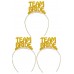 3lü Gold Team Bride Simli Eva Taç Bekarlığa Veda Parti Kutlama Bride To Be Nedime Tacı