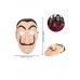  5 Adet La Casa De Papel Salvador Dali Maske Halloween Cadılar Bayramı Kostüm Partisi Şaka25x15cm