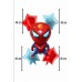 5 Adet Spiderman Baskılı Folyo Balon Seti, Örümcek Adam Konsepti