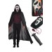 Halloween 120cm Siyah Kapşonlu Pelerin Çığlık Kan Efekt Maske Şaka Bıçağı Set Cadılar Bayramı Parti Halloween 120cm Siyah Kapşonlu Pelerin Çığlık Kan Efekt Maske Şaka Bıçağı Set Cadılar Bayramı Parti
