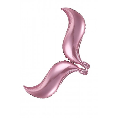 Pembe Deniz Kızı Kuyruk Folyo Balon Seti 90cmx25cm