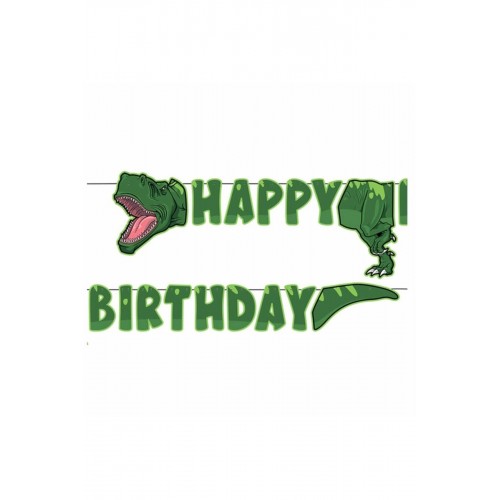 Vahşi Jurassik Park Happy Birthday Yazısı