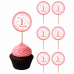 Prenses 1 Yaş Cupcake Kürdan Süsü 20 Adet Pembe Doğum Günü Parti Dekoru Prenses 1 Yaş Cupcake Kürdan Süsü 20 Adet Pembe Doğum Günü Parti Dekoru