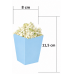 8'li Mısır Kutusu Mavi Popcorn Patlamış Mısır Kutusu Masa Üzeri Süsleri 8'li Mısır Kutusu Mavi Popcorn Patlamış Mısır Kutusu Masa Üzeri Süsleri