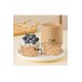 50'li Kraft Renk Desenli Muffin Kek Kalıbı Pasta Donut Baskılı Cupcake Kapsülü Muffin Kalıbı 7x4 Cm