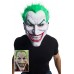 Cadılar Bayramı Joker Maske Yeşil Saçlı Korkuç Halloween Parti Maskesi Yetişkin Çocuk 31 cm