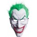 Cadılar Bayramı Joker Maske Yeşil Saçlı Korkuç Halloween Parti Maskesi Yetişkin Çocuk 31 cm