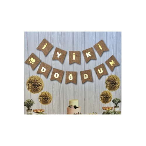 1 Adet Kraft Karton Üzeri Gold Altın Sarısı Iyiki Doğdun Yazılı Doğum Günü Partisi Yazı Banner Süs 1 Adet Kraft Karton Üzeri Gold Altın Sarısı Iyiki Doğdun Yazılı Doğum Günü Partisi Yazı Banner Süs