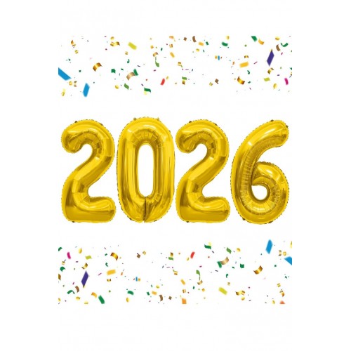 2026 Yılbaşı Balonu 100 Cm Gold Altın Büyük Boy Folyo Rakam Balon Seti Yeni Yıl Dekoratif Süsler 2026 Yılbaşı Balonu 100 Cm Gold Altın Büyük Boy Folyo Rakam Balon Seti Yeni Yıl Dekoratif Süsler