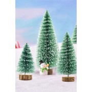 3'lü Mini Masa Çamı Yeşil 20/15/10 cm Boyutlarında Yılbaşı Hediyelik Çam Ağaçı Süs Dekor