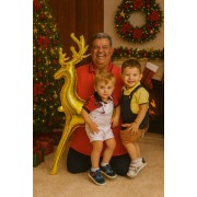 Yılbaşı Büyük Boy Ayaklı Gold Geyik Folyo Balon Süsleme Yeni Yıl Yılbaşı Dekorasyon Süs 122*83 cm