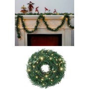 Yılbaşı Dekoratif Peri Led Garland Çam Ağaçı Dalı Sarmal Tel Işıklı Yeni Yıl Süsleri 5 Metre Günışığı