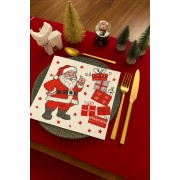 Yılbaşı Noel Baba Peçete , Yeni Yıl Kutlamaları Kağıt Peçete Christmas 20li