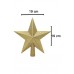 Yılbaşı Çam Ağacı Tepe Süsü 3d Kabarık Altın Simli Yıldız Tepelik Süs 19 Cm Yılbaşı Çam Ağacı Tepe Süsü 3d Kabarık Altın Simli Yıldız Tepelik Süs 19 Cm