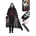 Halloween 120cm Siyah Kapşonlu Pelerin Çığlık Kan Efekt Maske Şaka Bıçağı Set Cadılar Bayramı Parti Halloween 120cm Siyah Kapşonlu Pelerin Çığlık Kan Efekt Maske Şaka Bıçağı Set Cadılar Bayramı Parti