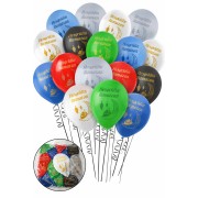 100 Lü Hoşgeldin Ramazan Baskılı Balon, Ramazan Bayramı Dini Islami Bayram Kutlama Balon Süsleme