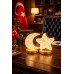 Hilal Ay Yıldız Masa Işığı Süsü Gold Dekoratif Işıklı Hediyelik Şamdan Işık 23 Nisan 29 Ekim Ramazan
