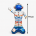 Ayaklı Astronot Folyo Balon, Uzay Tema Çocuk Doğum Günü Parti Süsü 90cm