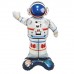 Ayaklı Astronot Folyo Balon, Uzay Tema Çocuk Doğum Günü Parti Süsü 90cm