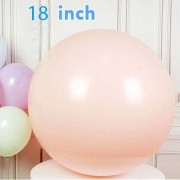 1 Ad 18inc Soft Gold Rose Makaron Balon, 45cm Pastel Parti Balonu