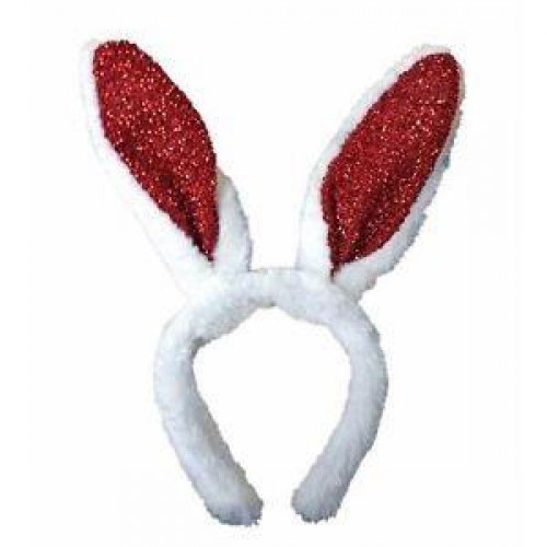 1 Ad Kırmızı Beyaz Pullu Tavşan Kulağı Taç, Doğum GÜnü Parti Tacı - Parti Dolabı