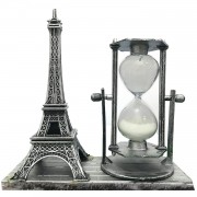 1 Ad Kum Rengi Dekoratif Eyfel Kulesi Biblosu Hediyelik Kum Saati