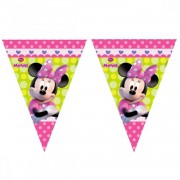 1 Ad Minnie Mouse İyi Ki Doğdun Yazılı Konsept 1.9m Parti Flaması