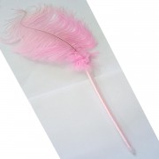 1 Ad Pembe Tüylü Tükenmez Kalem, Tüylü Gelin Nikah Kalemi