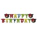 1 Adet 1.8 m Angry Birds Happy Birthday Yazı, Asmalı Duvar Süsü