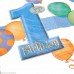 1 Adet 1 Yaş Masa Örtüsü Mavi Erkek 120x180 Doğum Günü Parti - Parti Dolabı